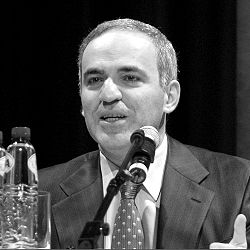 Garri Kaszparov Kölnben, 2007 márciusában