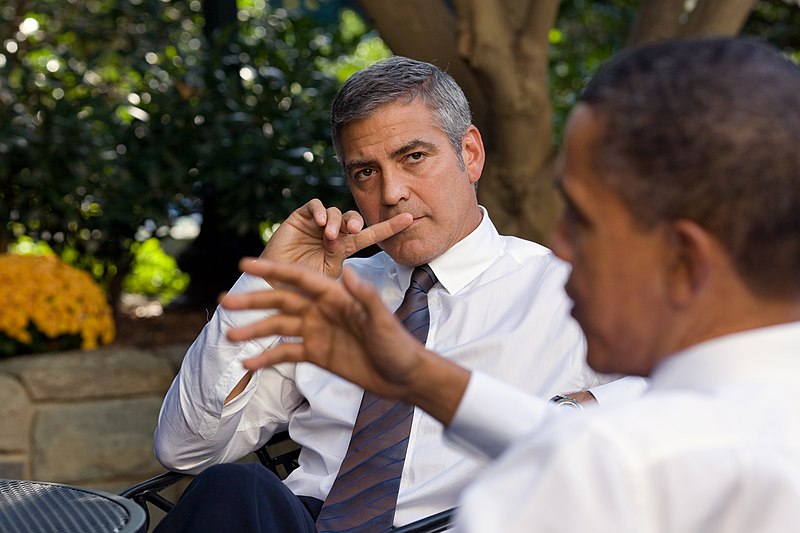 President Obama and George Clooney