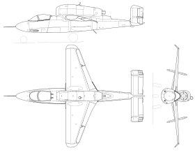 vue en plan de l’avion