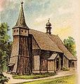 Schrotholzkirche in Polnisch Krawarn (1900)