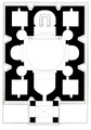 Plan of Saint Hripsime Church, Armenia, 4-7th century