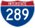 Interstate 289 marker