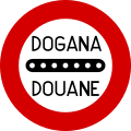 Arresto in prossimità della dogana