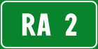 RA2 Motorway shield}}