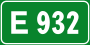 Italian traffic signs - strada europea 932.svg