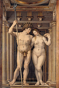 Neptuno y Anfitrite, de Gossaert (1516).