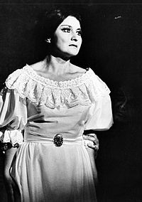 Tatjana szerepében – Csajkovszkij: Anyegin (1976) – Szegedi Nemzeti Színház