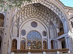 Iwan van die Āmeri-huis in Kashan, Iran.