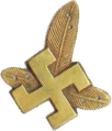 Korpusówka Strzelców Podhalańskich noszona na kołnierzach munduru jednostek DPG do roku 1945