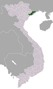 Provincia di Quang Ninh – Localizzazione