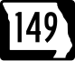 Route 149 marker