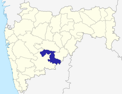 Location of Osmanabad (Dharashiv) district in Maharashtra