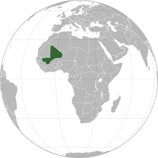 Localização  República do Mali