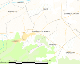 Corbère-les-Cabanes - Localizazion