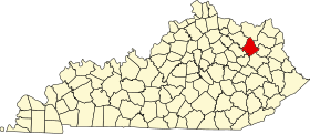 Localisation de Comté de RowanwRowan County