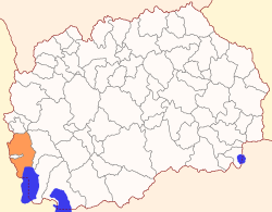 Location of Municipality of Struga