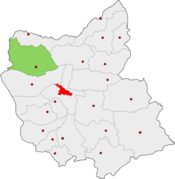 Location of Marand County in East Azerbaijan Province