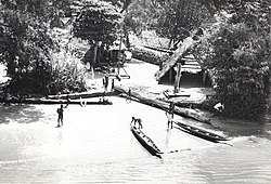 Maroon village, Suriname River, 1955 Maroon village, Suriname River, 1955.jpg