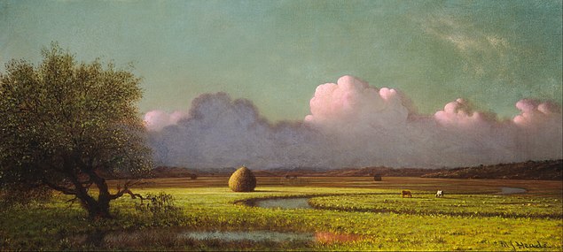 "The Newbury Marshes" by Martin Johnson Heade, circa 1890