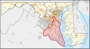 Maryland's 5th congressional district (since 2023).svg