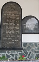 Паметни плочи на загиналите в Първата и Втората световна война
