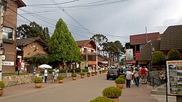 Het dorp Monte Verde in de gemeente Camanducaia