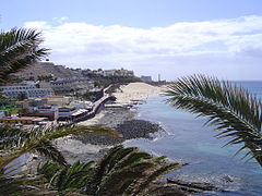 Morro Jablen lomakeskus saaren eteläosassa.