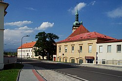 The only remaining street of old Most