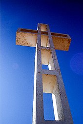 A California affiliate of the ACLU sued to remove the Mount Soledad Cross from public lands in San Diego. Mount Soledad Cross WF.jpg