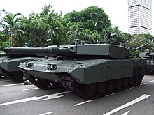 Сингапурски Leopard 2 SG с AMAP броня