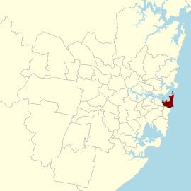 Nsw electoral district vaucluse 2015.svg