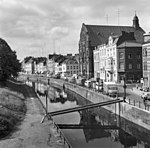 De Kesselskade langs het kanaal Luik-Maastricht in 1962