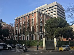 Palacio de los Condes de Casa Valencia, Мадрид, 22 декабря 2017 г., Triplecaña 04.jpg