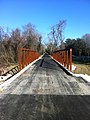 Trail bridge on the Palatka-Lake Butler State Trail west of Florahome.