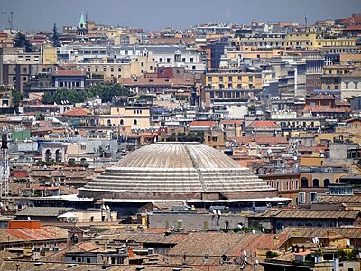 Vista da cúpula à distância.