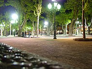 Place des Lices at Night