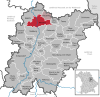 Lage der Gemeinde Pfreimd im Landkreis Schwandorf