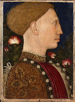 Портрет на Леонело д’Есте от Пизанело
