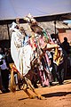 Cavalier participant à la fête de la Gaani à Nikki, au nord du Bénin.