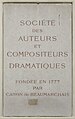 3 juillet 1777 - Fondation de la Société des auteurs et compositeurs dramatiques par Pierre Augustin Caron de Beaumarchais