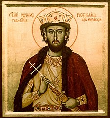 Pravoslavná ikona sv. knížete Rostislava