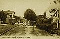 Het station in 1900