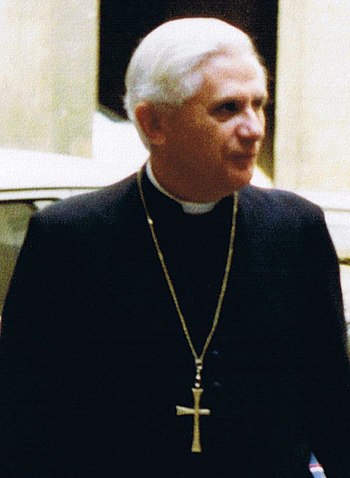 English: Cardinal Joseph Ratzinger in Rome (Sa...