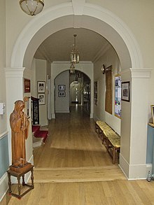 View of the main corridor