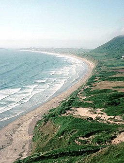 Stranden vid Rhossili