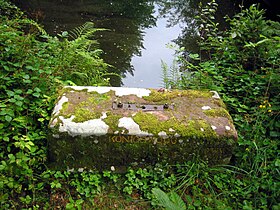 Sperrwerk am Königswoog als Ritterstein 56 (Wartenbach)