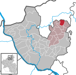 Läget för Rodenbach bei Puderbach i Landkreis Neuwied