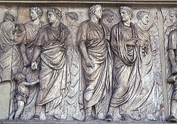 Relieve en el Ara Pacis, Roma