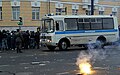 Bus de police PAZ-3205 à Moscou