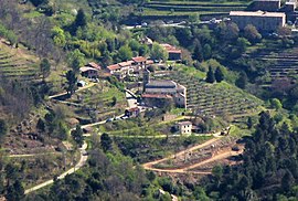 A general view of Saint-Mélany